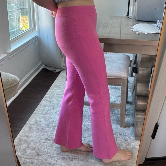 Bright Pink Flared Lounge Pants - Picture 12 of 12